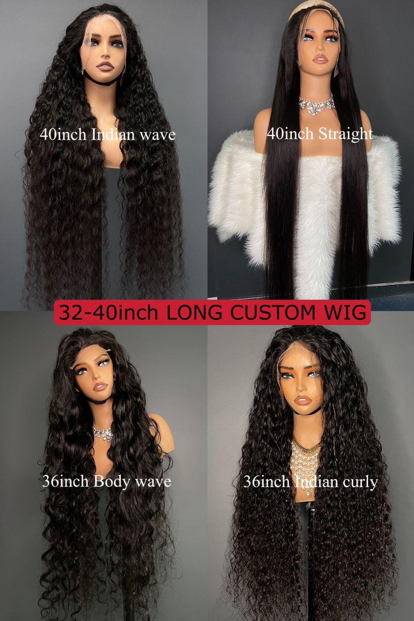 Best 32-40 Inches Custom HD Lace Wigs | Hairbybeauty