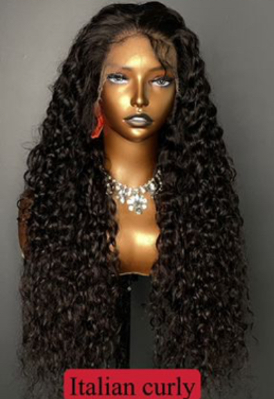 Buy Virgin Italian Curly Human Hair Wigs | Hairbybeauty