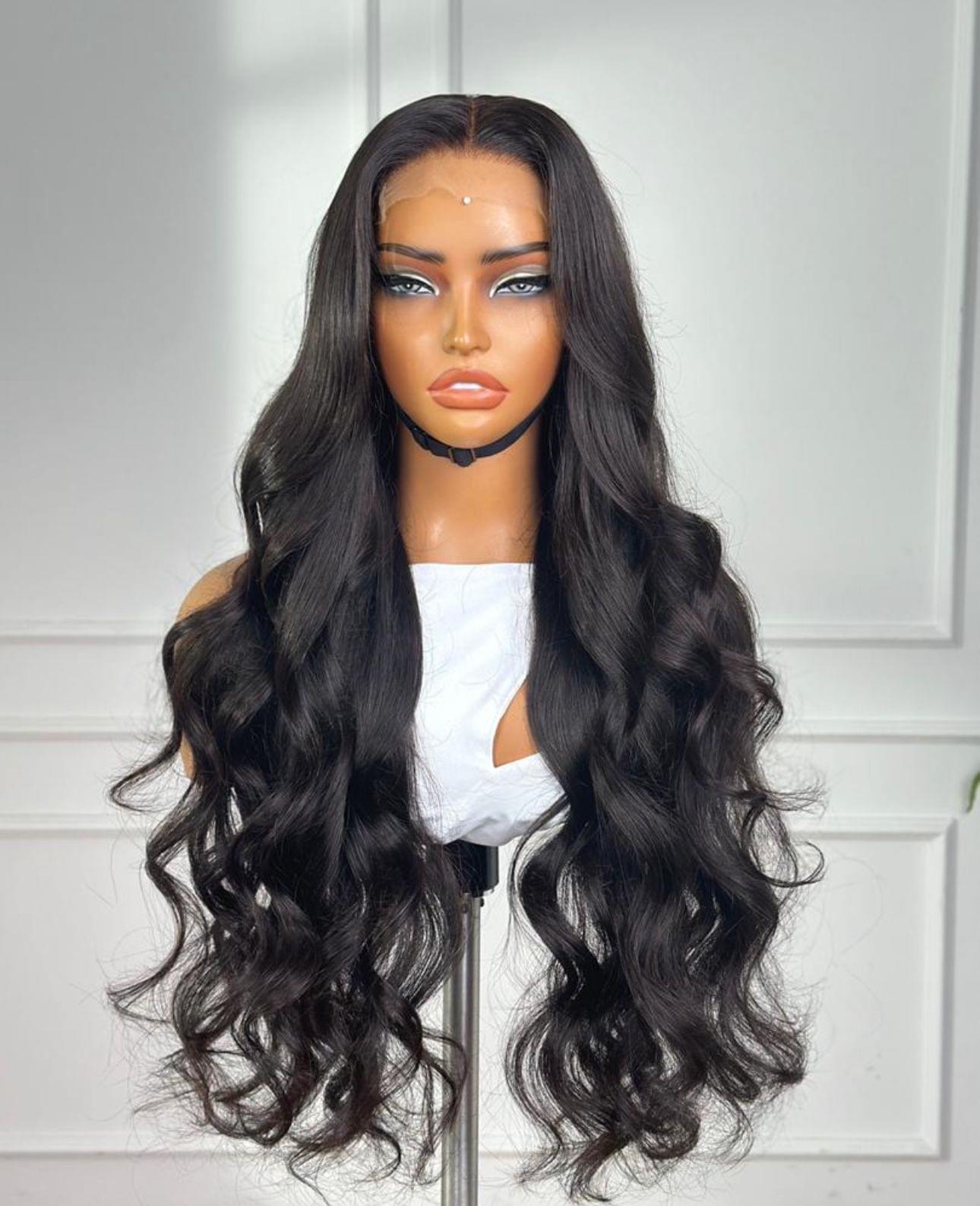 5x5 HD Loose Wave Closure Wig 30 inches